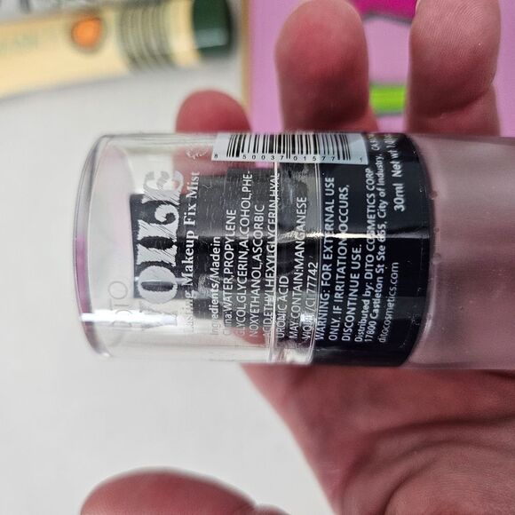 Colorful 'GLAM' Cosmetic Pouch with Skincare Set - Picture 6 of 10